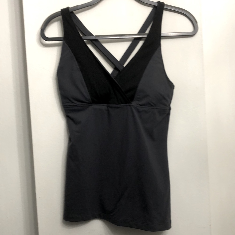 Victoria's Secret Black Crossback Tank Top Medium